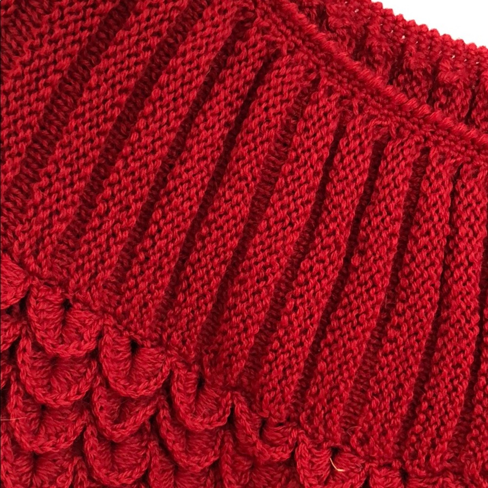 Unique Alpaca Wool Solid Poncho - image 3